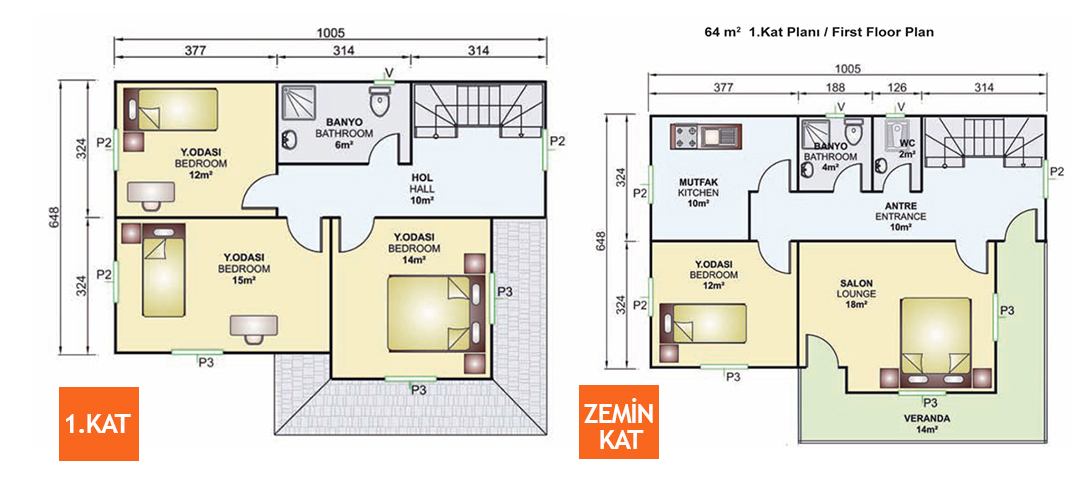 Kayseri Prefabrik 141 mt 4 Kayseri Prefabrik 141 mt - Görsel 2