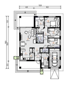 Alternative view of Kayseri Çelik Ev 143 mt