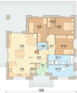 152 mt betonarme ev plan