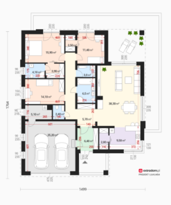 166 mt celik ev plani