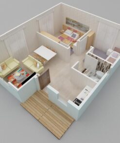 53mt2 prefabrik ev plan2