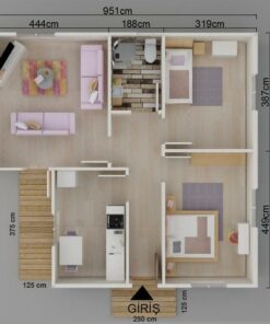 Alternative view of Kayseri Prefabrik 77 mt