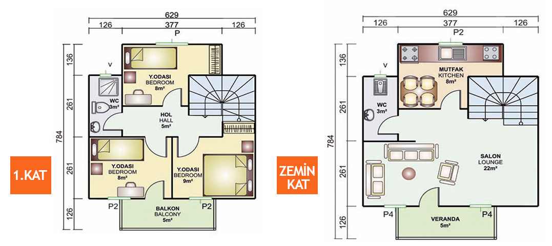 Kayseri Anahtar Teslim Prefabrik 86 mt 5 Kayseri Anahtar Teslim Prefabrik 86 mt - Görsel 3